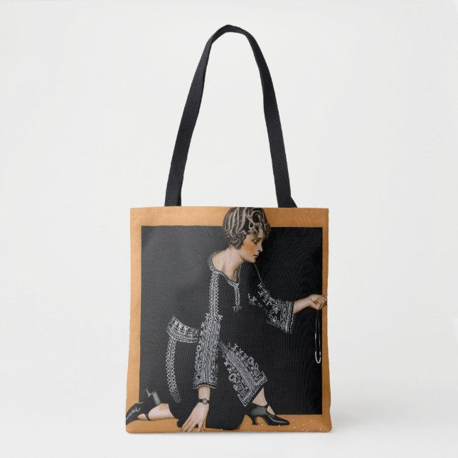 Bolso De Tela Collar de la Perla rota (Anverso)