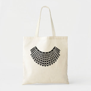 Bolso De Tela Collar favorito del Purpurina RBG Ruth Bader Ginsb