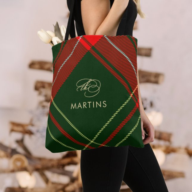 Bolso De Tela Colocación de Navidades personalizados de caligraf (Subido por el creador)
