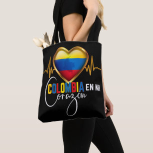 Bolso De Tela Colombia en mi Corazón Orgullo Colombiano