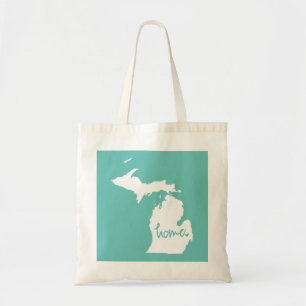 Bolso De Tela Color casero del personalizado de Michigan