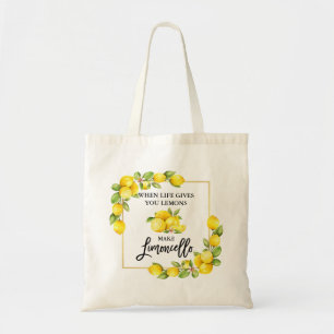 Bolso De Tela Color de agua de guiño Limoncello