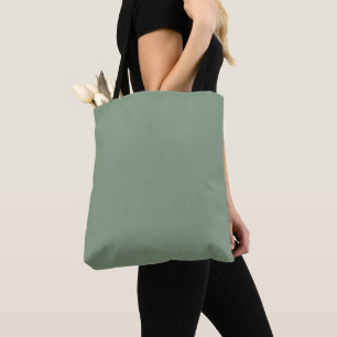 Bolso De Tela Color de la base suave verde, negro y negro