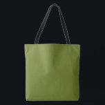 Bolso De Tela Color de la plancha sólida de aguacate<br><div class="desc">Color del aguacate #6A7E22</div>