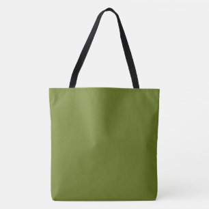 Bolso De Tela Color de la plancha sólida de aguacate
