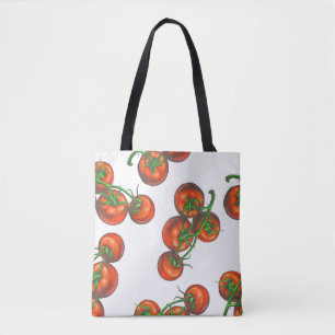 Bolso De Tela Color de vintage sin fisuras con verduras frescas