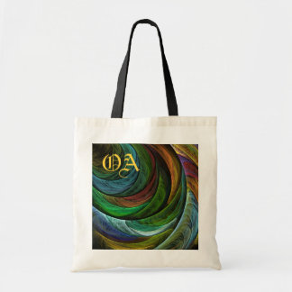 Bolso De Tela Color Glory Moderno Resumen Patrón de arte elegant