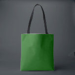 Bolso De Tela Color liso verde de Lincoln<br><div class="desc">Vibrante,  verde de primavera natural,  práctico y elegante color. Utilizada en eventos formales e informales. Hex No. = 0A5E04</div>