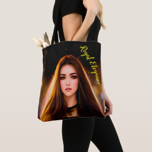 Bolso De Tela Color moderno adolescente Royal Choker Stylish Mag