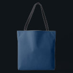 Bolso De Tela Color plano sólido azul Oxford<br><div class="desc">El azul oxford es un popular color clásico. Adecuado para muchas ocasiones formales e informales. El color de moda nunca muere,  y de moda. No hexadecimal: 002A54</div>