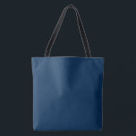 Bolso De Tela Color plano sólido azul Oxford<br><div class="desc">El azul oxford es un popular color clásico. Adecuado para muchas ocasiones formales e informales. El color de moda nunca muere,  y de moda. No hexadecimal: 002A54</div>