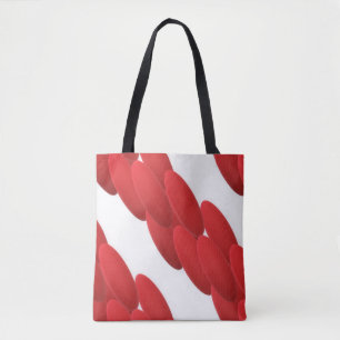 Bolso De Tela Color rojo moderno estilo arte como brazaletes bau