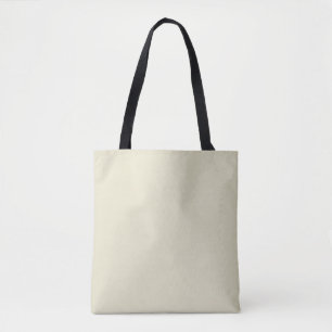 Bolso De Tela Color Sólido Blanco Sucio