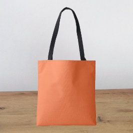 Bolso De Tela Color sólido Naranja quemado