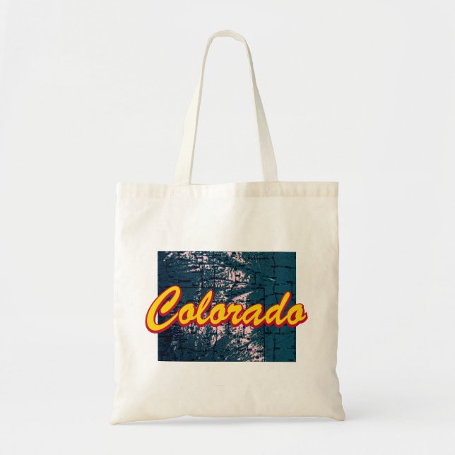 Bolso De Tela Colorado (Frente)