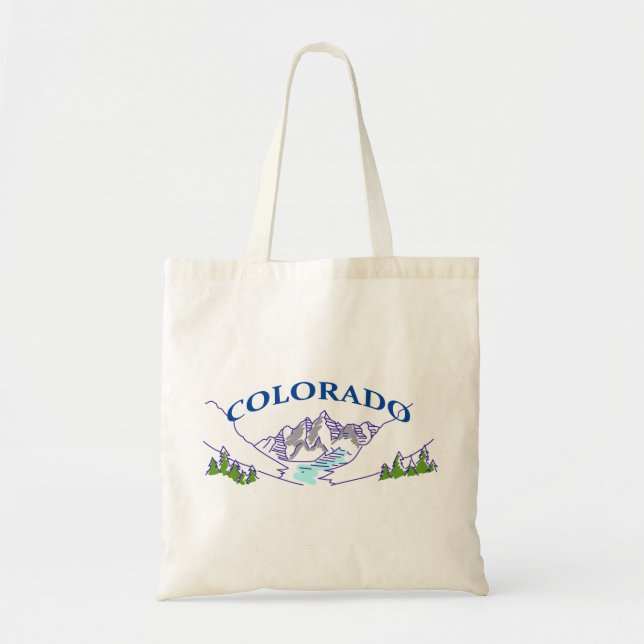 Bolso De Tela Colorado (Frente)