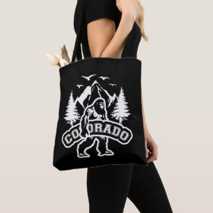 Bolso De Tela Colorado Day Bigfoot National Park Vintage Senderi