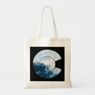 Bolso De Tela Colorado Flag Mountain Forest Rocky Mountain Color