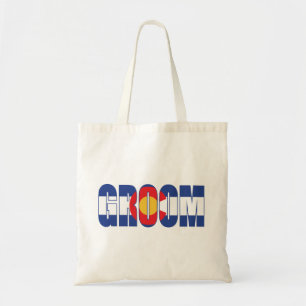 Bolso De Tela Colorado-Groom