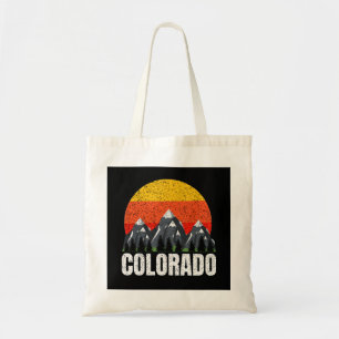 Bolso De Tela Colorado Retro Sunset