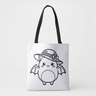 Bolso De Tela Colorea tu propio sombrero de sol de murciélago Ka