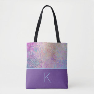 Bolso De Tela Colores de Arcoíris Monogramados