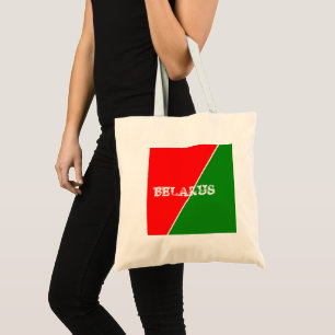 Bolso De Tela Colores de bandera nacional de Bielorrusia