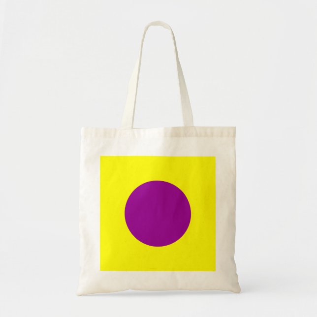 Bolso De Tela Colores de círculo 012 (Frente)