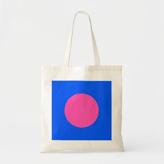 Bolso De Tela Colores de círculo 015 (Frente)