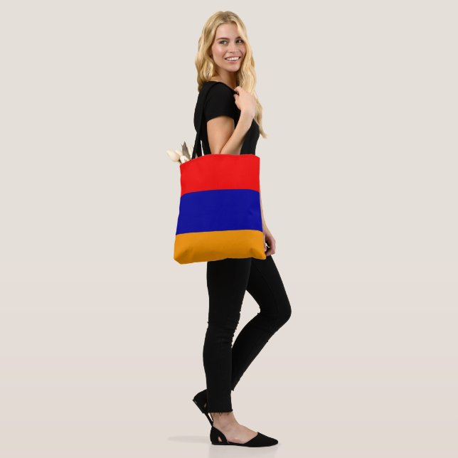 Bolso De Tela Colores de la bandera de Armenia (Puesto)