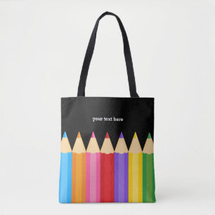 Bolso De Tela Colores de lápiz