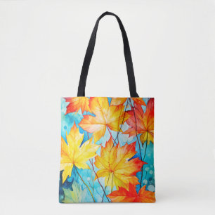 Bolso De Tela Colores De Otoño