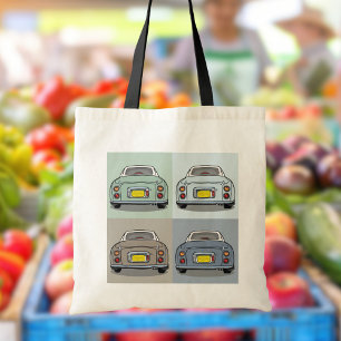 Bolso De Tela Colores de temporada de Figaro Car Tote Bag