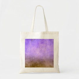 Bolso De Tela Colores ondulados - Púrpura y marrón