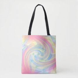 Bolso De Tela Colores Pastel Fluidos Elegante Resumen Rápido