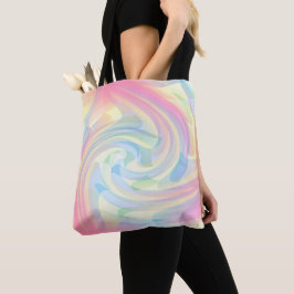 Bolso De Tela Colores Pastel Fluidos Elegante Resumen Rápido