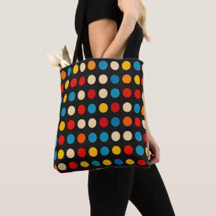Bolso De Tela Colores Simples Puntos