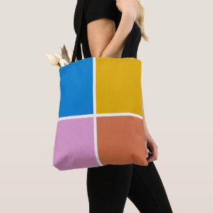 Bolso De Tela Colores tropicales a rayas de Bonaire
