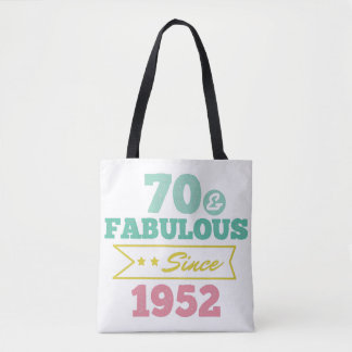 Bolso De Tela colorful 70 and fabulous since 1952