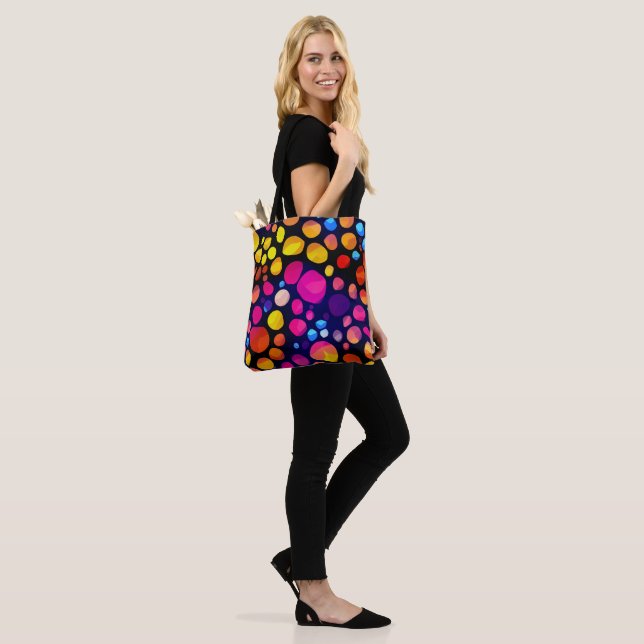 Bolso De Tela Colorful Abstract (Puesto)