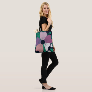 Bolso De Tela Colorful Floral Pattern Tote Bag – Cute Modern Flo