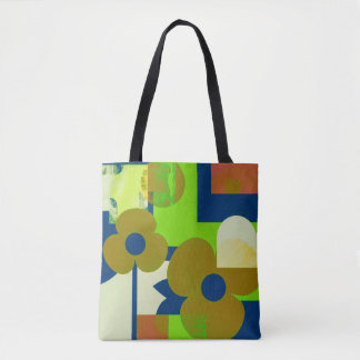 Bolso De Tela Colorful Floral Pattern Tote Bag – Cute Vibrant Fl