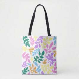 Bolso De Tela Colorful foliage