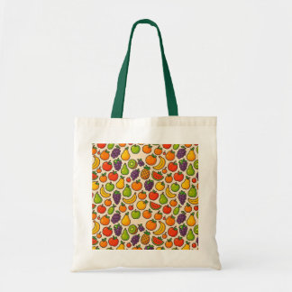 Bolso De Tela Colorful fruits patterned