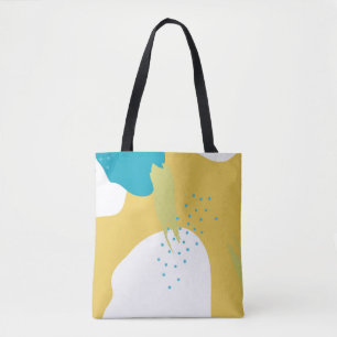 Bolso De Tela Colorful Memphis diseño fondo vintage años 80, 90