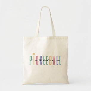 Bolso De Tela Colorful Mom Pickleball