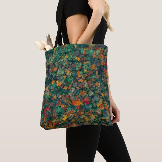 Bolso De Tela Colorful Treetops (Detalle)