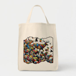 Bolso De Tela Colorful Wildlife — wild bursts