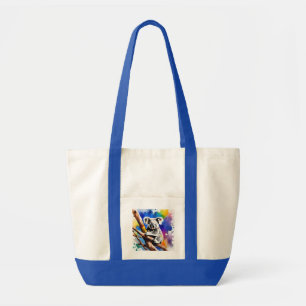 Bolso De Tela Colorida Esplash acuático del oso de Koala,
