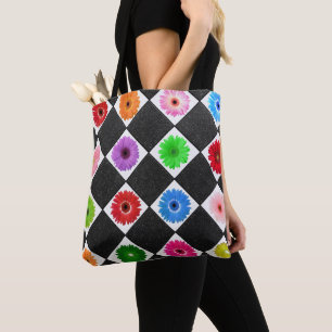 Bolso De Tela Colorida margarita